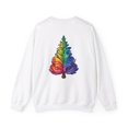 thumbnail image 2 of Christmas Pride: Rainbow Fir-tree Sweatshirt - Crewneck Sweatshirt, 2 of 4