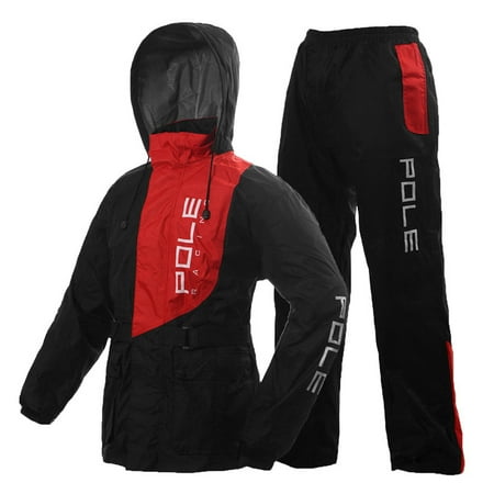 Yabuy Men Waterproof Breathable Rain Suit Rain Jacket and Pants Suit for Motorcycle Golfing Cycling Fishing Hiking
