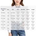 thumbnail image 2 of ITSAME Girls Button Down Shirts Lapel Pleated Long Sleeve School Uniform Shirt Kids Casual Fashion Tops White Size 10, 2 of 6