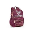thumbnail image 3 of Justice™ Brand Girls Nylon Multi Compartment 17” Backpack With Glitter Logo And Zipper Pulls, 3 of 4