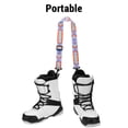 thumbnail image 4 of Correa para transportar tabla de snowboard Accesorio de invierno para botas de snowboarding. Negro, 4 of 5
