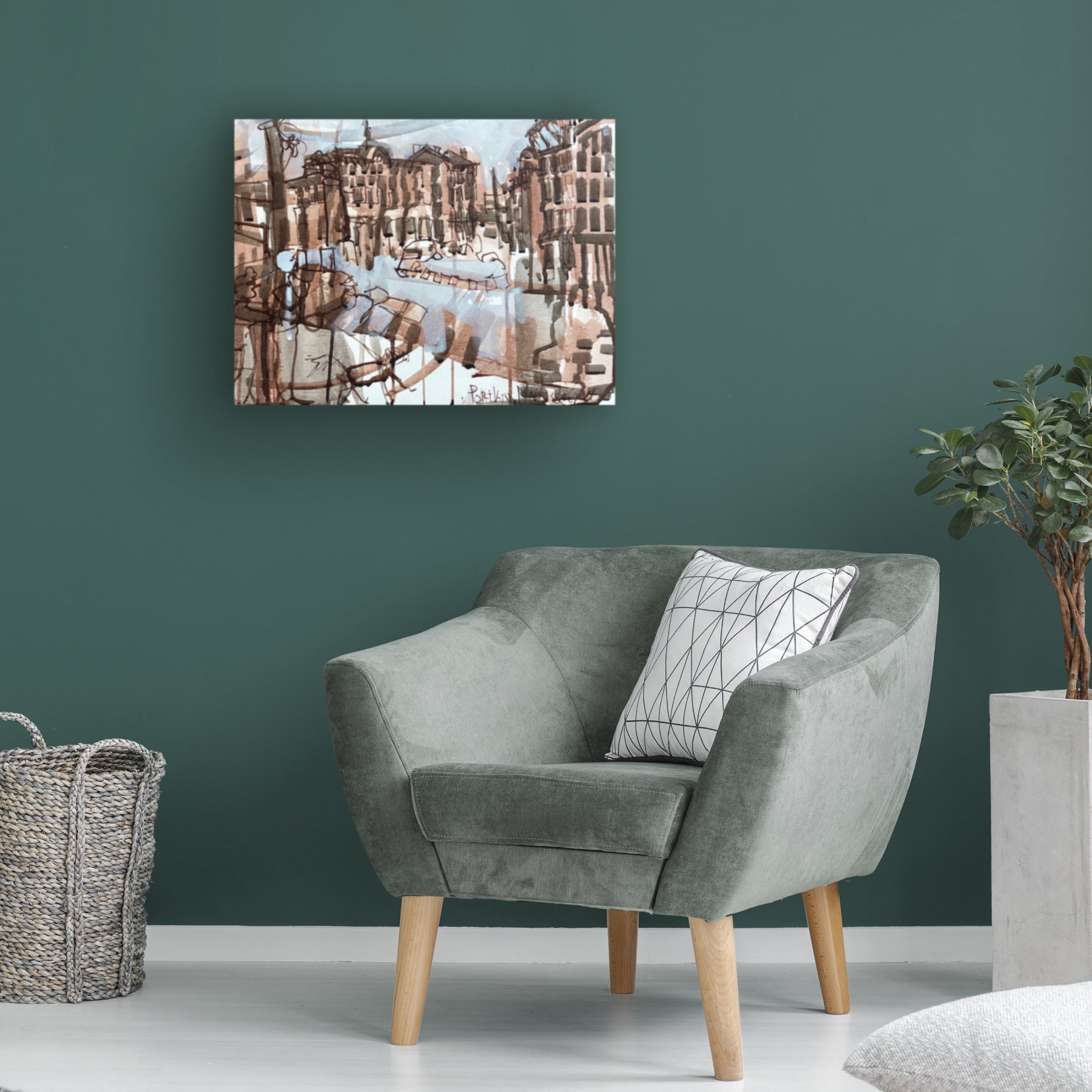 Trademark Fine Art Erin McGee Ferrell Portland Maine II Canvas Wall Art