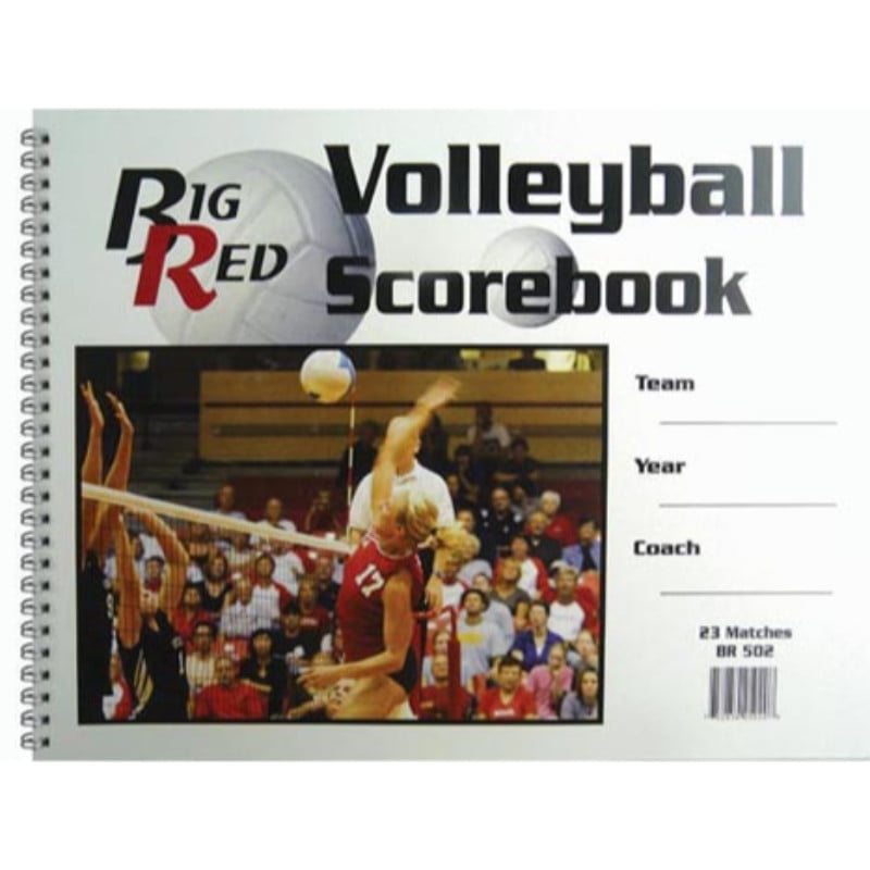 9.25" x 12" Volleyball Scorebook