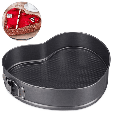 

ELFINDEA Room Decor Cake Pan Heart-shaped Cheesecake Baking Mold Non-stick Baking Pan Leak-proof Baking Pan Home Decor