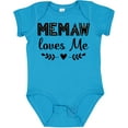 thumbnail image 3 of Inktastic My Memaw Loves Me Boys or Girls Baby Bodysuit, 3 of 5