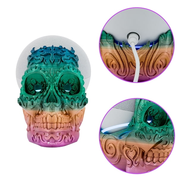 Soporte para Alexa Echo Dot 4ta y 5ta Gen Tipo Calavera Ornamental