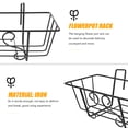 thumbnail image 3 of 1Pc Iron Balcony Hanging Flowerpot Rack Sqaure Railing Fence Planter Holder, 3 of 9