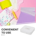 thumbnail image 3 of Greenadscape 1Set Sleek Compact Sanitary Towel Holder White PP On The Go Use Women Easy Access Protection, 3 of 8