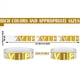thumbnail image 4 of Paquete de 3600 Pulseras de Papel VIP Pulseras VIP Pulseras VIP Impermeables Pulseras de Colores Neón Variedad para Eventos Fiesta, 4 of 5