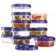 thumbnail image 1 of Recipientes de almacenamiento de alimentos PLASTICPRO Twist Cap 240 ml (paquete de 12), 1 of 8