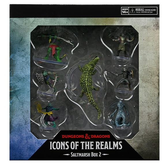 D&D Icons of the Realms: Saltmarsh: Box 2 - 7 Miniature Set, Pre-painted, RPG, Dungeons & Dragons
