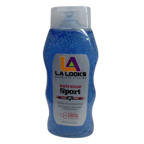 L.A.Looks Sport XTreme Hold Level 10+ Hold Hair Gel 20 Oz, 3 Pack