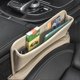 thumbnail image 2 of KAIYANG Organizador de cuero para asiento de coche, para billetera de teléfono, con puerto de carga USB y RFID, 2 of 5