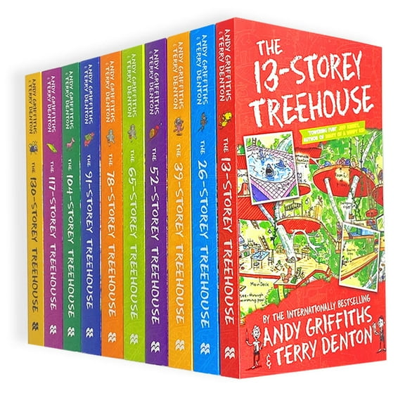 The Treehouse Series by Andy Griffiths & Terry Denton 10 Books - Ages 7-11 - Paperback