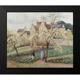 thumbnail image 2 of Pissarro, Camille 13x12 Black Modern Framed Museum Art Print Titled - Plum Trees In Blossom, 2 of 5