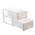 thumbnail image 3 of Drawer Type Storage Box Two Layer Storage Container Desktop Storage Holder, 3 of 4
