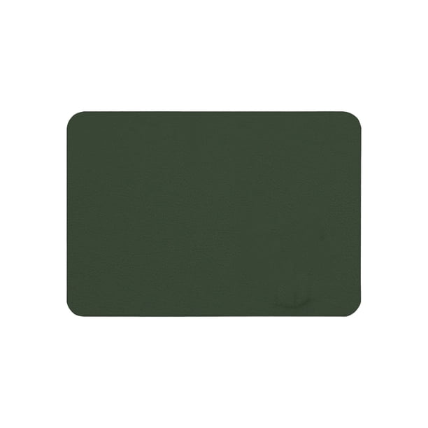 Almohadillas de Ratón para Escritorio Almohadilla de Ratón de Cuero Real, Tamaño Pequeño, Impermeable, Resistente Al Aceite, Resistente, Color Contraído, Fácil de Limpiar, Brillante, Haga Clic para Do
