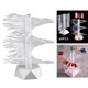 thumbnail image 4 of Estante de exhibición de uñas postizas, herramientas de práctica, muestras de uñas, muestras con 60 puntas, gris Base trapezoidal gris jinwen Soporte de exhibición de arte de uñas, 4 of 8