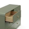 thumbnail image 5 of Storkcraft Santos 6 Drawer Nursery Double Dresser, Olive, 5 of 11