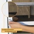 thumbnail image 5 of Hakuna Pets Small White Mesh Patio Pet Door, Suitable for Screen Sliding Doors, for Dogs & Cats up to 11 lbs, 5 of 10