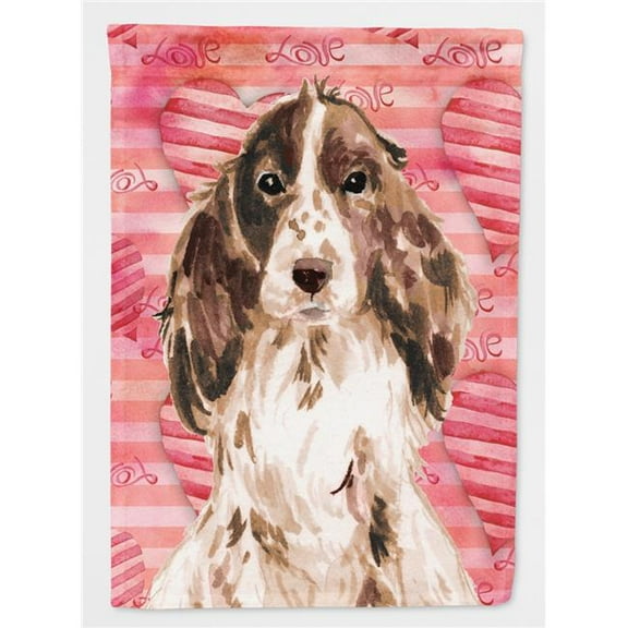 Brown Parti Love Flag Canvas House - Brown - 28 x 0.01 x 40 in.