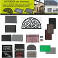 thumbnail image 5 of Outdoor Front Door Mat Chloe Polypropylene Latex Rug 24x16 Brown, 5 of 5