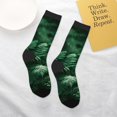 thumbnail image 4 of Uemuo Ferns Leave Green Foliage Printed Kids Boys Socks Seamless Crew Socks Crazy Funny Athletic Sport Socks for Children, 4 of 5