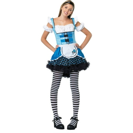 Mushroom Alice Teen Halloween Costume, One Size, M/L (12-14)