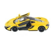 Kinsmart 5 McLaren P1 Diecast Model Toy Car Pull Action 1:36 Yellow