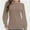 khaki, variant on Long Sleeve Shirts Womens Pleated Business Casual Blouses with Smocked Cuffs