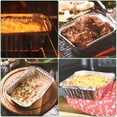 thumbnail image 7 of BUZIFU 12 PCS Disposable Foil Trays Aluminium Foil Pans Large Foil Containers for Baking, Cooking, Heating, Storing, Prepping Food Parties,31.6 * 21.2 * 4.2cm(Sliver), 7 of 7