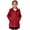 Red, variant on Girls Trench Coats Hooded Cute Windproof Wool Blend Peacoats Kid Girls Winter Jackets (Light Gray)