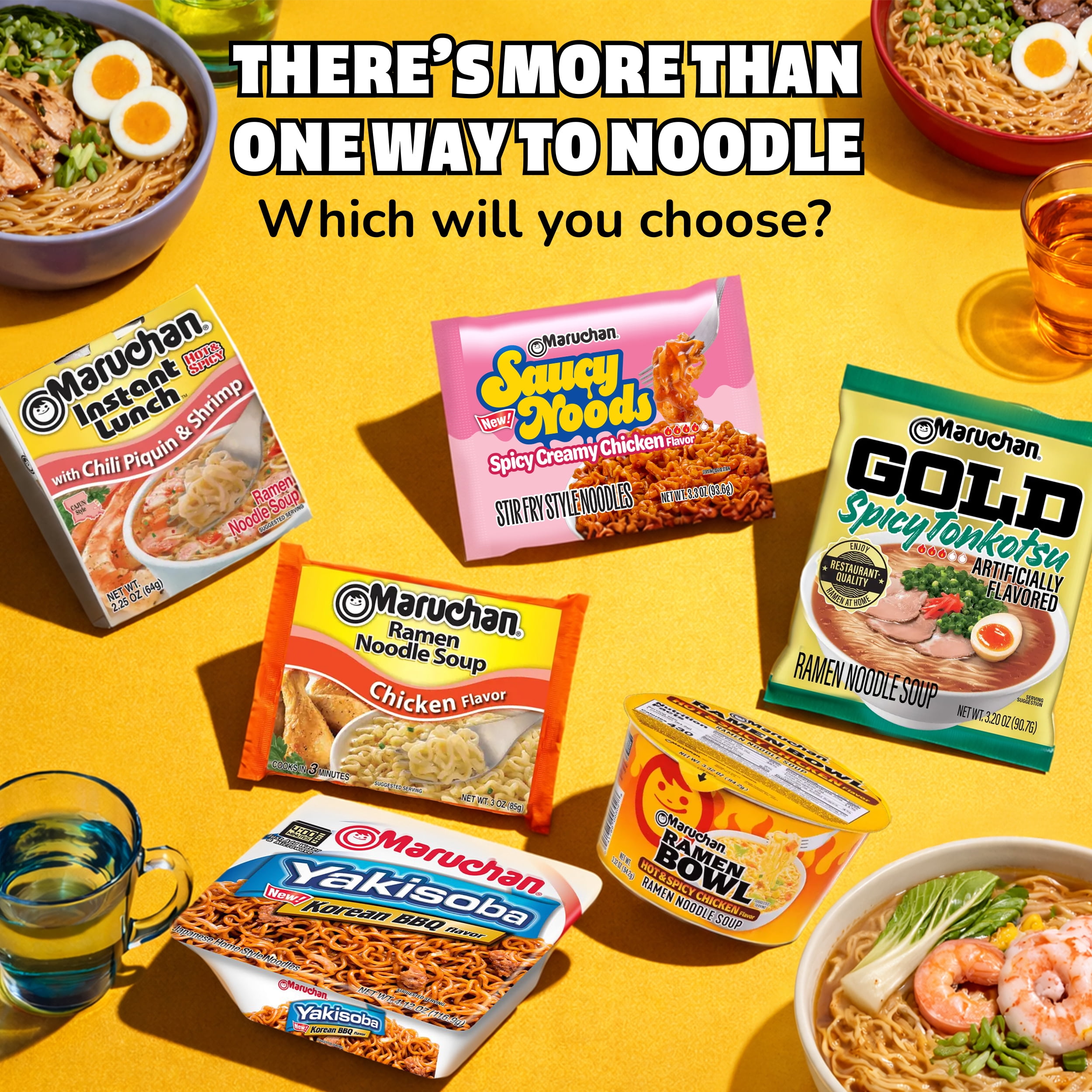 24 pack) Maruchan Ramen Noodle Soup, Beef Flavor Instant Noodles