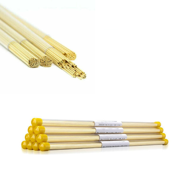 10 pieces of Brass EDM Drilling Electrode Tube OD 0.3mm x 300mm