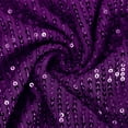 thumbnail image 5 of Wang6 Women Sequin Loose Fit Camisole Trendy Sleeveless Sparkle Cami Tank Tops Plus Size Crew Neck Summer Tunic Shirts Tees Purple XXL, 5 of 6