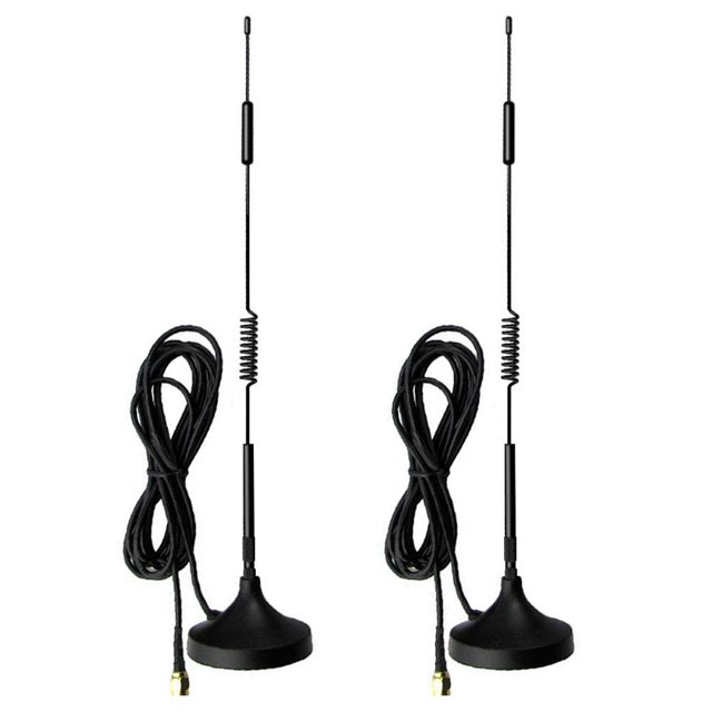 EJOYS Antena SMA 4G LTE 12Dbi 700-2700MHz Antena Celular de Montaje Magnético