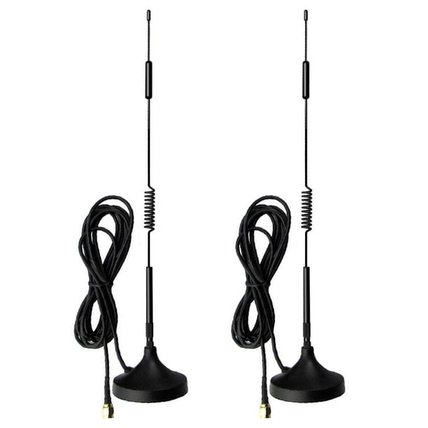 EJOYS Antena SMA 4G LTE 12Dbi 700-2700MHz Antena Celular de Montaje Magnético