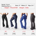 thumbnail image 5 of Leggins YEOREO Flare con bolsillos para mujer Brittany Black XXL, 5 of 5