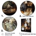 thumbnail image 3 of Designart "Melodic Basset Hound I" Animals Dog Wall Art Living Room, 3 of 7