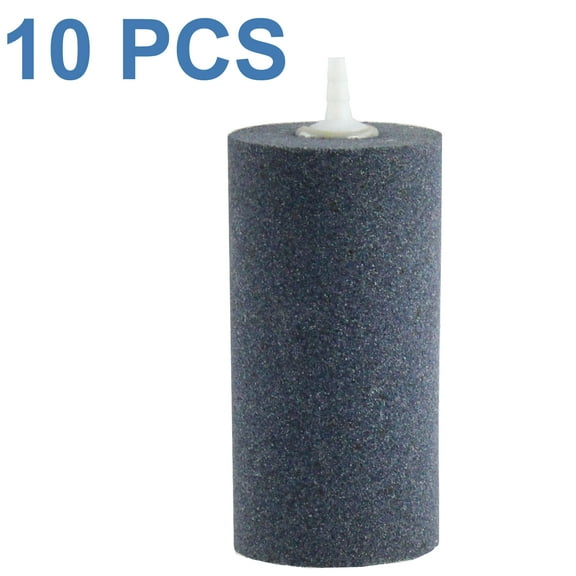 Aquaneat 10PCS Aquarium 4"x2" Cylinder Air Stone Fish Tank Aerator Diffuser Hydroponics