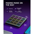 thumbnail image 3 of Donner MIDI Controller Pad Beat Maker Machine, Portable Drum Machine with 16 Beat Pad, Mini USB MIDI Controller with 40 Courses, STARRYPAD MINI, Gray, 3 of 7