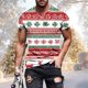thumbnail image 1 of Tops para hombre, blusas y camisas de manga corta con cuello redondo para hombre, jersey informal con cuello redondo estampado para hombre, pantalones cortos deportivos para fitness, blusa de poliéste, 1 of 5