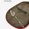 thumbnail image 2 of Bolsa De Almacenamiento Bolsa de almacenamiento con cremallera para vajilla portátil Sierra Cup Carrier Bags ( ) Army Green Green Likrtyny Para estrenar, 2 of 5