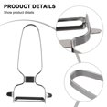 thumbnail image 1 of Stainless Steel Vegetable Fruit Peeler Cabbage Grating Salad Slicer Kitchen Tool, 1 of 9