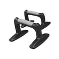 thumbnail image 3 of 2 soportes para flexiones antideslizantes para entrenamiento muscular, prácticos, multifuncionales y compactos. gris, 3 of 9