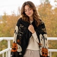 thumbnail image 4 of Halloween Fleece Blanket 51x39in Soft Flannel Throw for Couch Bed, Plush Cozy Blanket with Halloween Print, Lightweight Warm Decorations Gift by OVFUIZ, 4 of 6