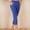 B110 Blue women's pants clearance under $5, variant on Women Capris Under $5! Cagogo Pull On Capri Pants for Women with Pockets Elastic Waist Cropped Pants Summer Stretch Business Casual Work Yoga Pants