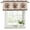 Brown Beige, variant on 2 Pack Texas Star Vintage Valances for Windows Bedroom Living Room Window Treatments, Red Berry Retro Art Wooden Rod Pocket Valance Drapes Short Kitchen Curtains Over Sink 42"x12"