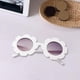 thumbnail image 3 of Gafas de sol redondas con estilo para niños y niñas, con montura suave y protección UV4. blanco, 3 of 8