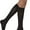 Classic Black, variant on Jobst Opaque 20-30 Closed Toe Knee High Compression Stockings Black Large Petite